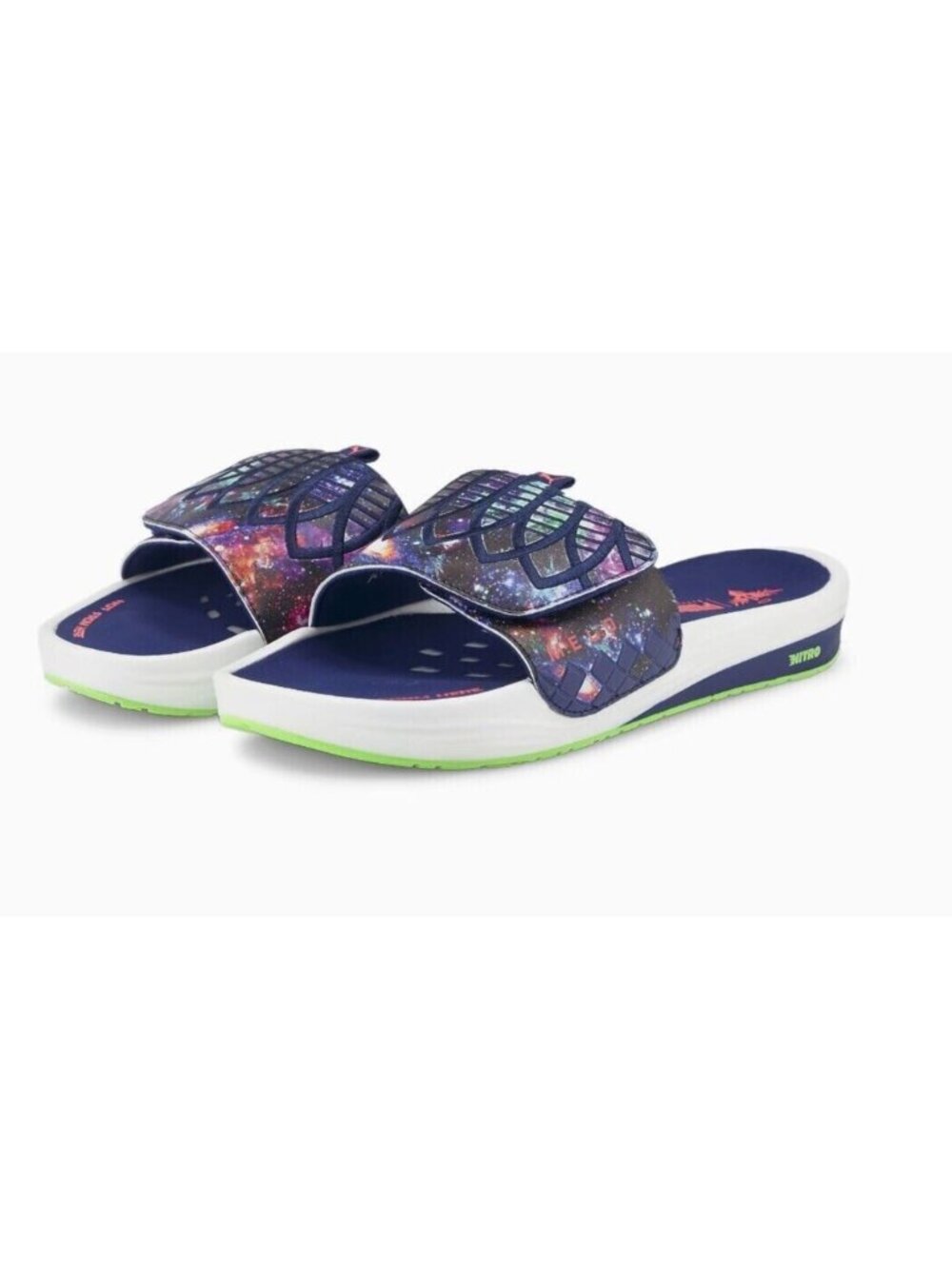 Men's Puma x LaMelo Ball Nitrocat V Slide Basketball Sandals 385699 01 Size 12